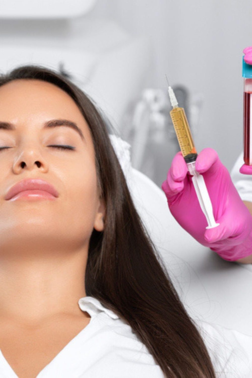 Cosmetic Injector doing Platlet Rich Plasma