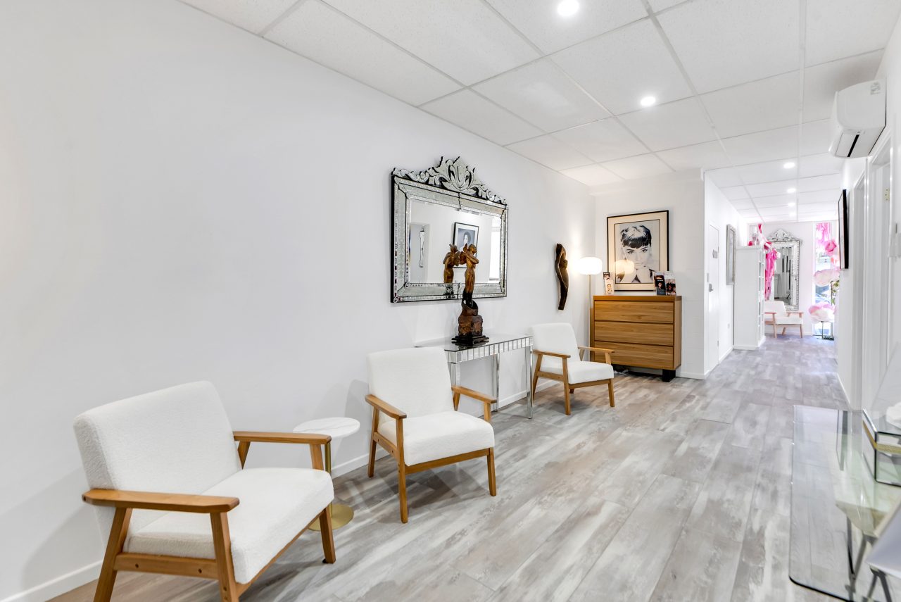 Interior of the Age Amazingly clinic at 22 Minnie Street, Cairns